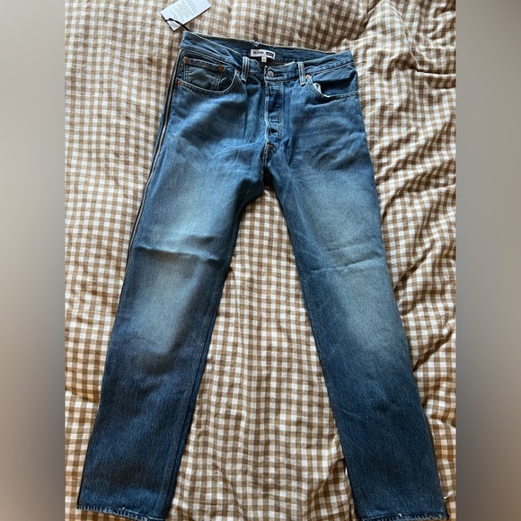 🥳HP💥RE/DONE✖️Levi’s High Rise Ankle Crop Jeans - Picture 4 of 10